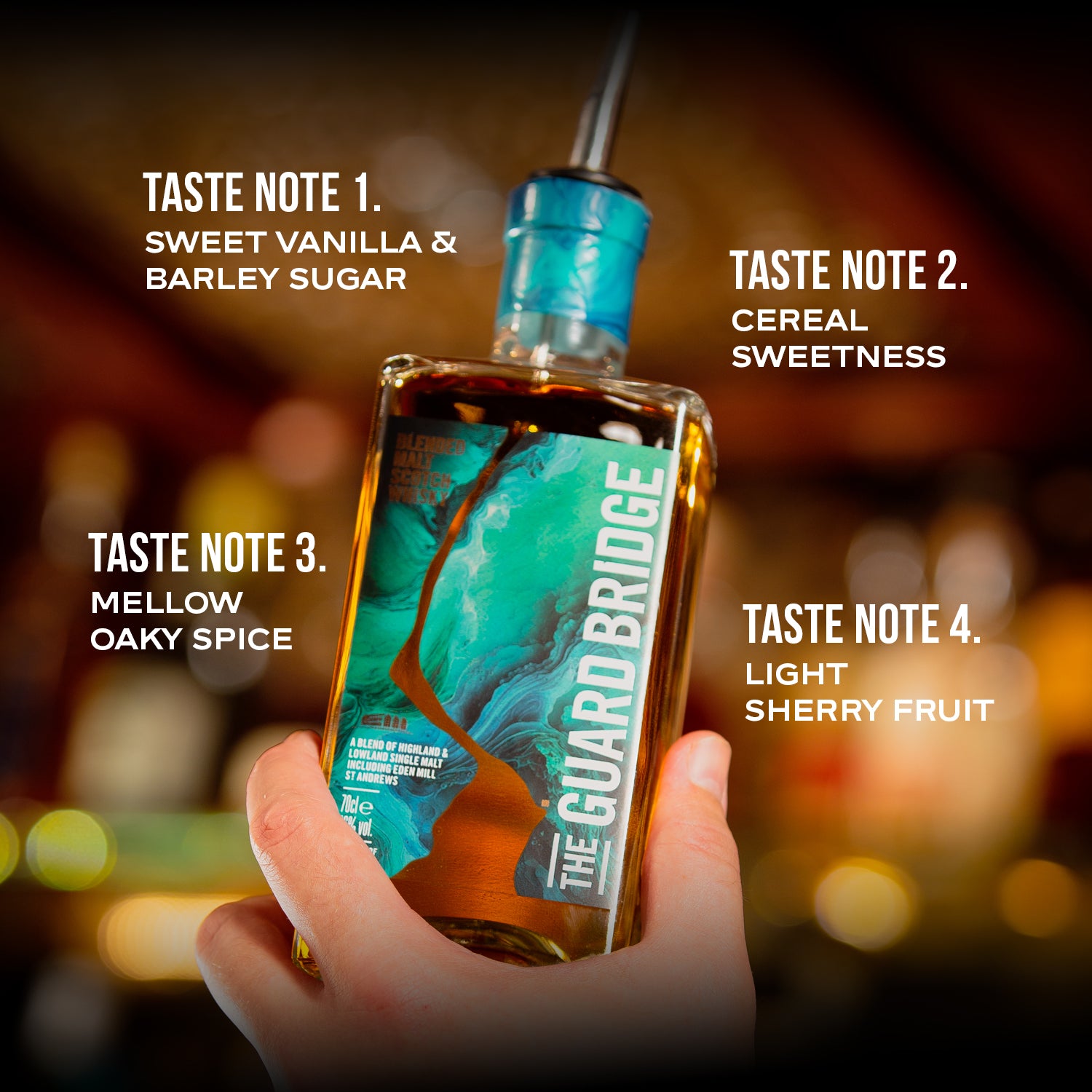 The Guard Bridge Blended Malt Scotch Whisky 46% ABV