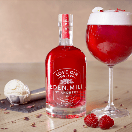 How to make the Raspberry Ripple cocktail | Eden Mill Raspberry, Vanilla & Meringue Liqueur