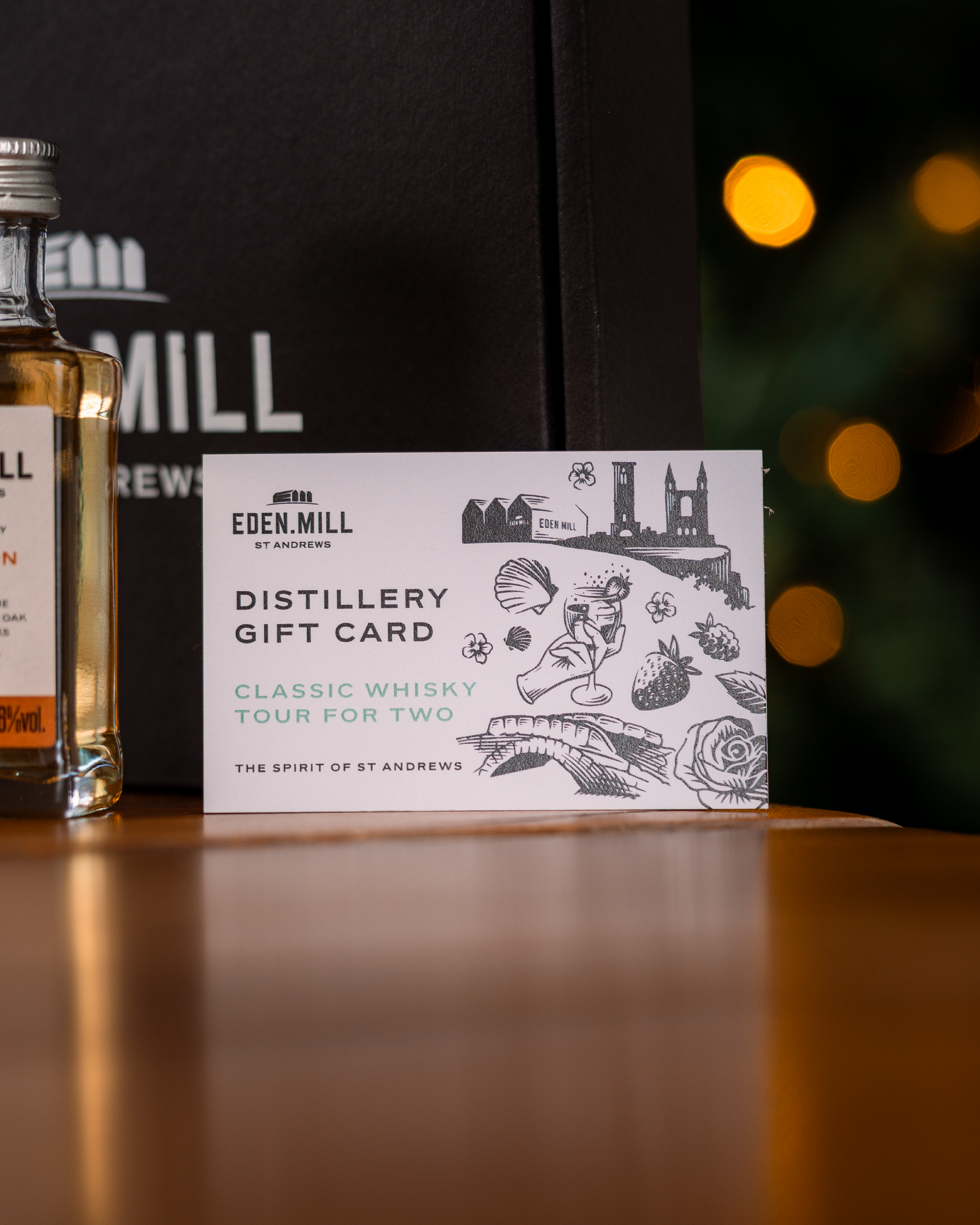Whisky tasting set and Distillery experience for two