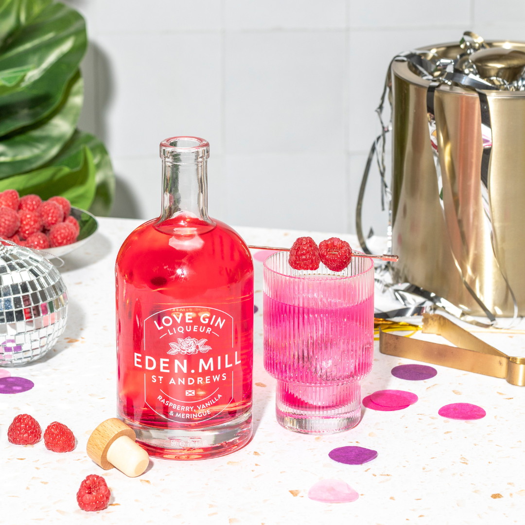 Raspberry, Vanilla and Meringue Love Gin Liqueur
