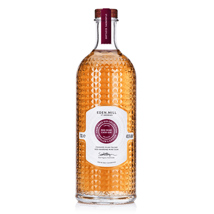 Amarone Red Wine Cask Aged Gin plain background