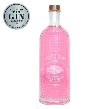 Spiced Rhubarb Crumble Gin Liqueur